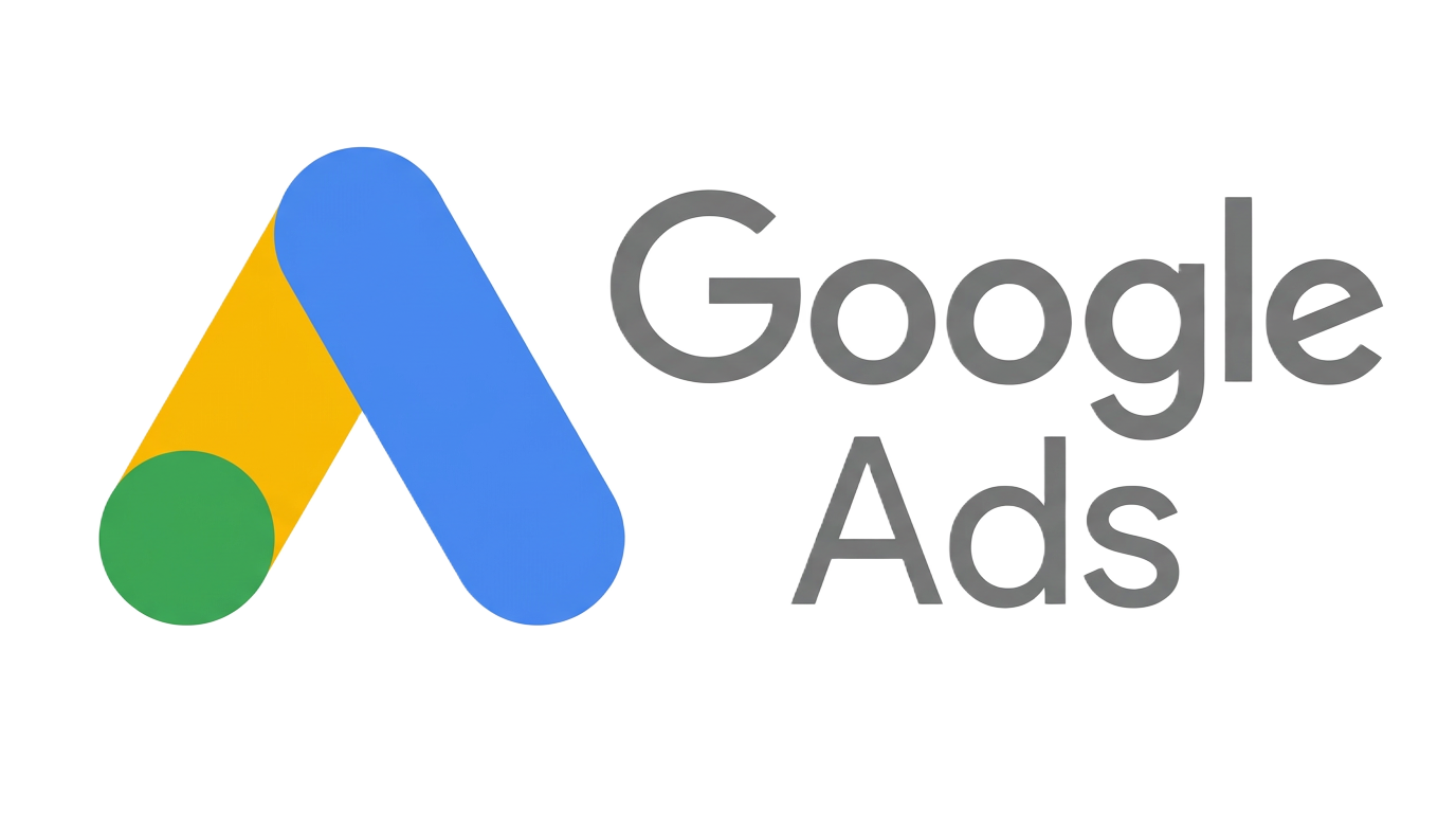 Google Ads logo for paid search campaigns by CHRONA STUDIOS, digital marketing for family-owned brick-and-mortar businesses